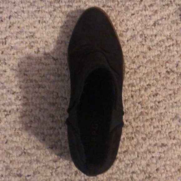 Black Report Suede Ankle Boots - Picture 2 of 5